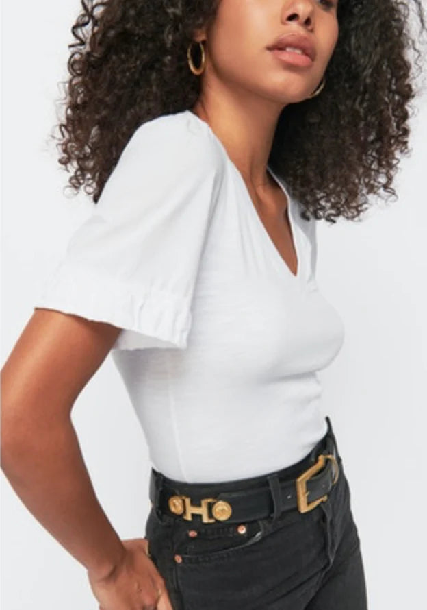 Sedona Tee W Poplin Elastic