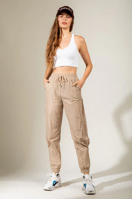 Ava Side Mesh Joggers