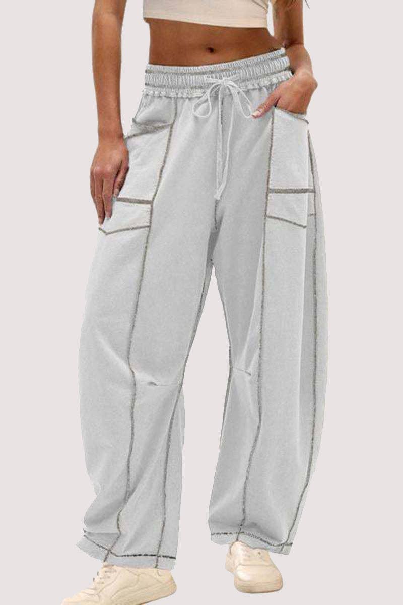 Tessa Wide Leg Drawstring Pants