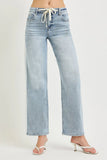 Fern Side Contrast Baggy Jean