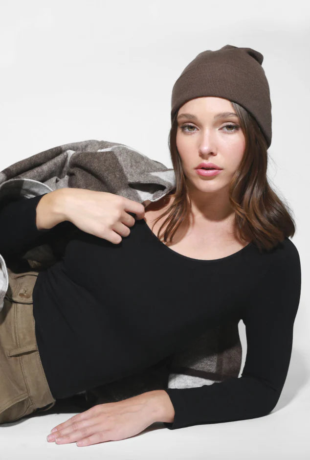 Miranda 3 4 Sleeve Scoop Neck Top