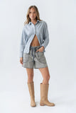 Jodie Plaid Button Up