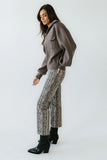 Markus Knit Bomber Jacket in Mocha FINAL SALE