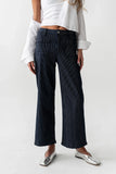 Ariana Striped Wide Leg Jeans