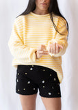 Daisy High Rise Jean Shorts