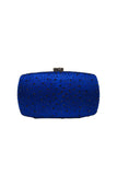 Womens Rhinestones Evening Clutch in Satin