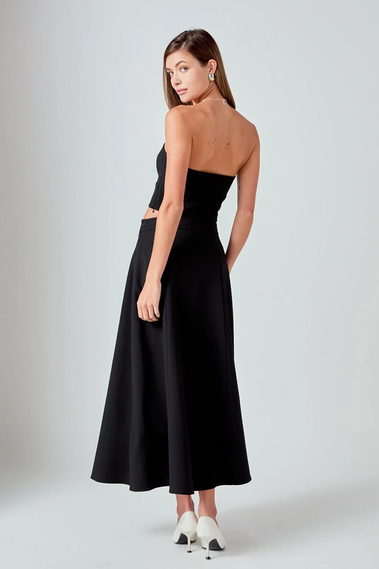 Haley V Strapless Top