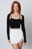 Varello Ruching Mini Skort