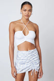 Morris Cross Ruching Skirt