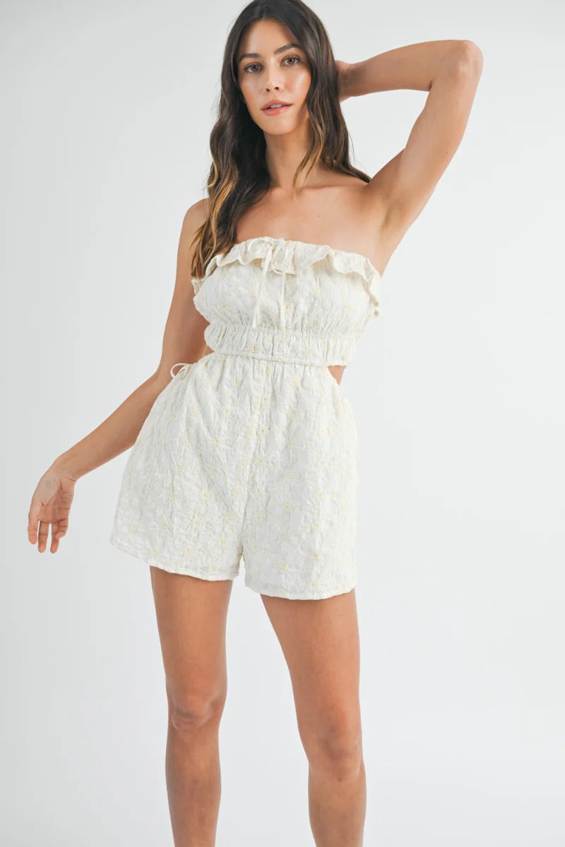 Dina Strapless Romper