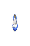 Round Toe Pearl Chunky Heels