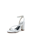 Elegant Block Heel Strappy Sandals with Ankle Strap