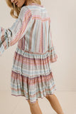 Striped Textured Mini Dress FINAL SALE