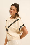 Polly Bold Contrast Top