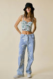 Pippa Floral Print Corset Top