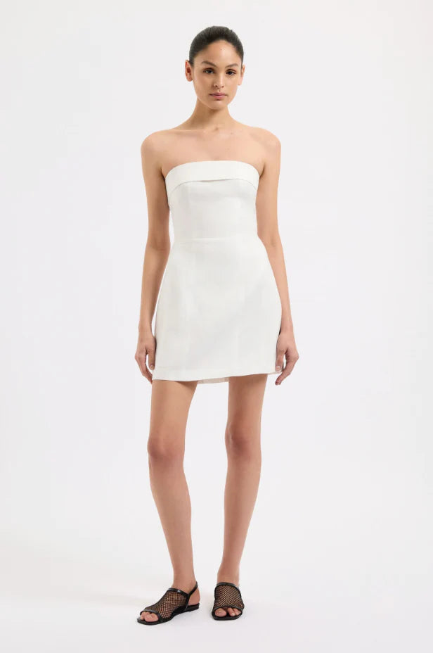 Lyra Linen Mini Dress