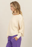 Natalia Waffle Top