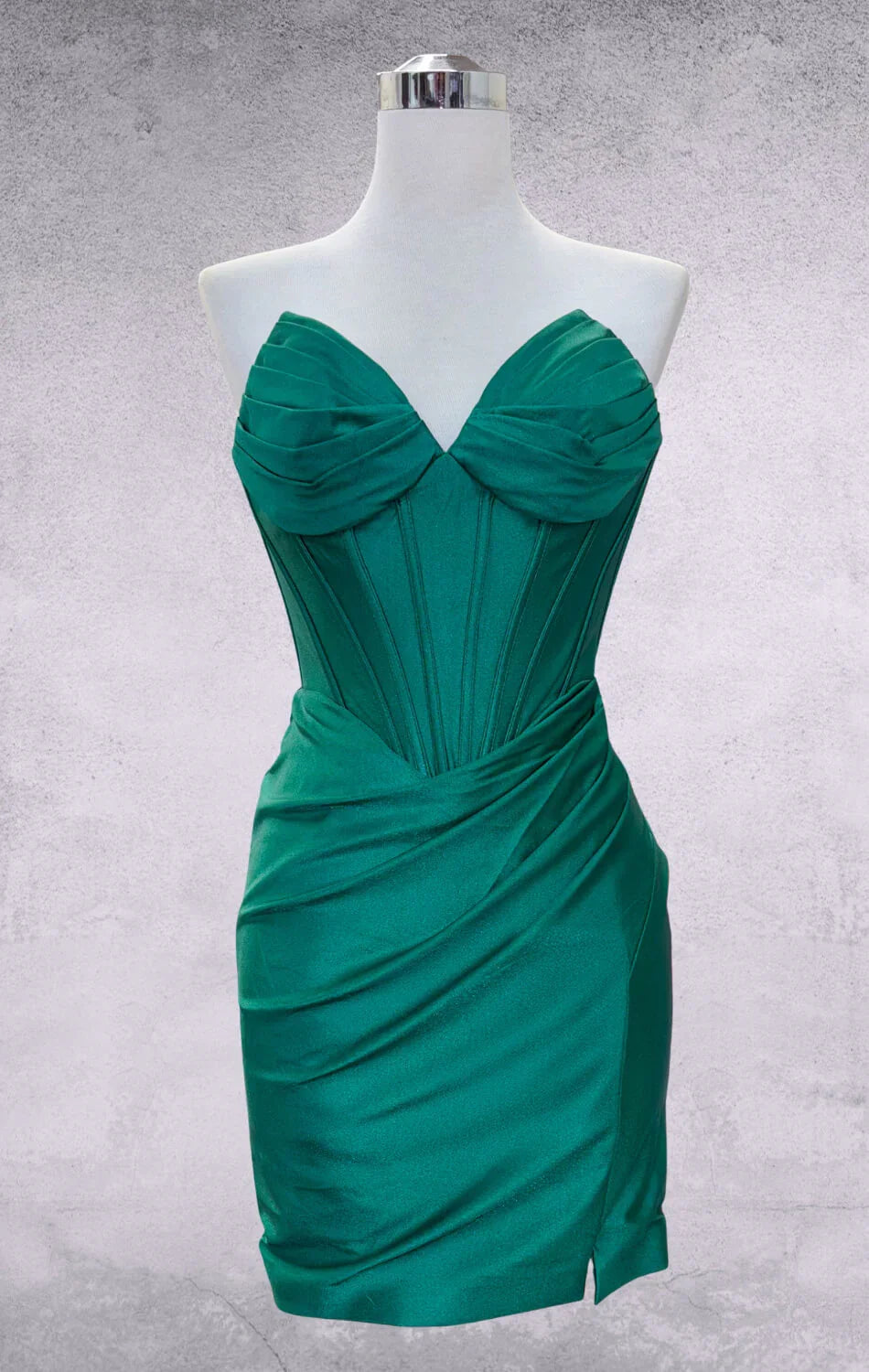 KNOX MINI DRESS STRAPLESS SATIN COCKTAIL DRESS