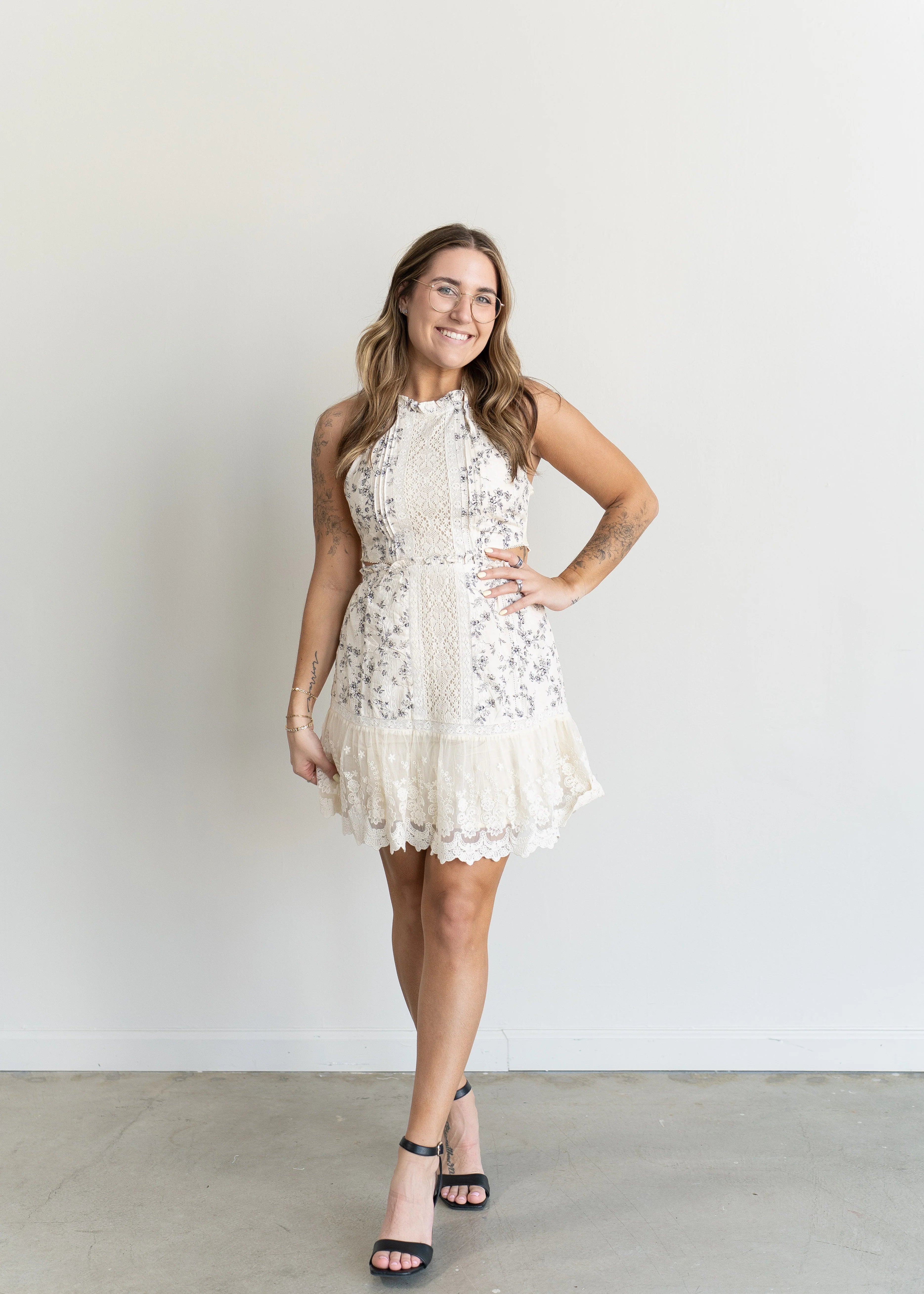 Elara Halter Mini Dress