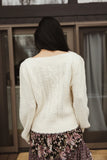 Dakota Cable Knit Sweater in Ivory FINAL SALE