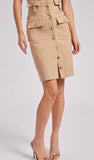 Cressida Button Skirt