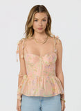 Halcyon Peplum Top