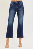 Nova Cropped Jean Deep Blue