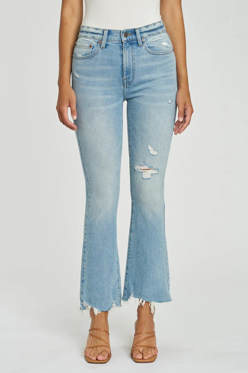 Lennon Raw Hem Distressed Jean