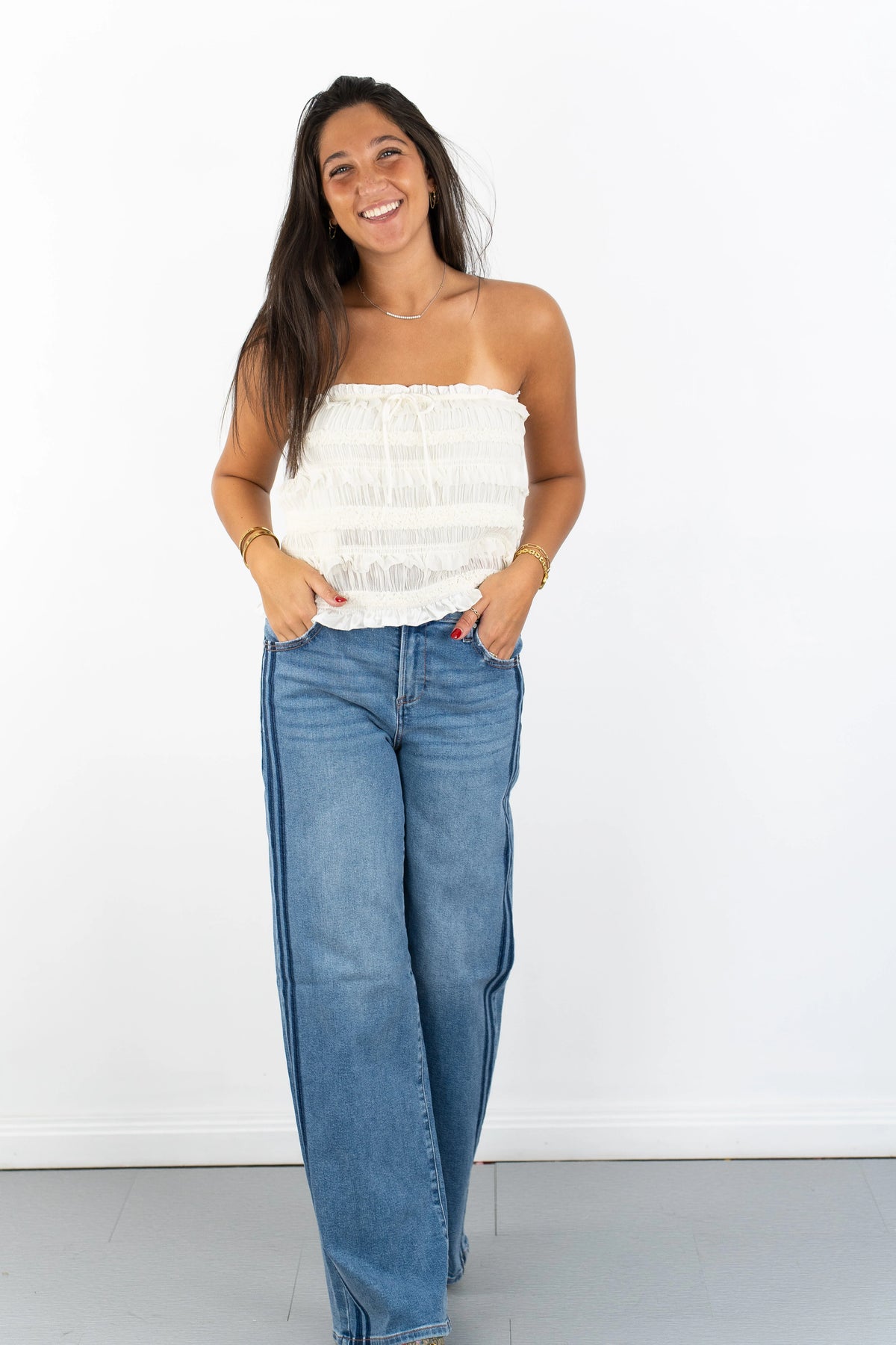 Mavis Wide Leg Jean