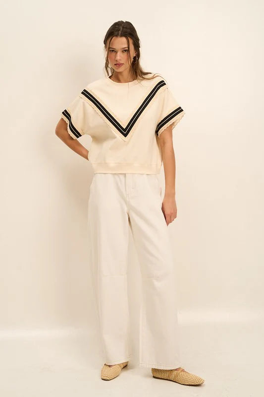 Polly Bold Contrast Top