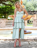 Maeve Corset Midi Dress Sage