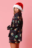 Christmas Ornament Satin PJ Set
