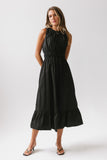 Carmina Tiered Dress in Black FINAL SALE