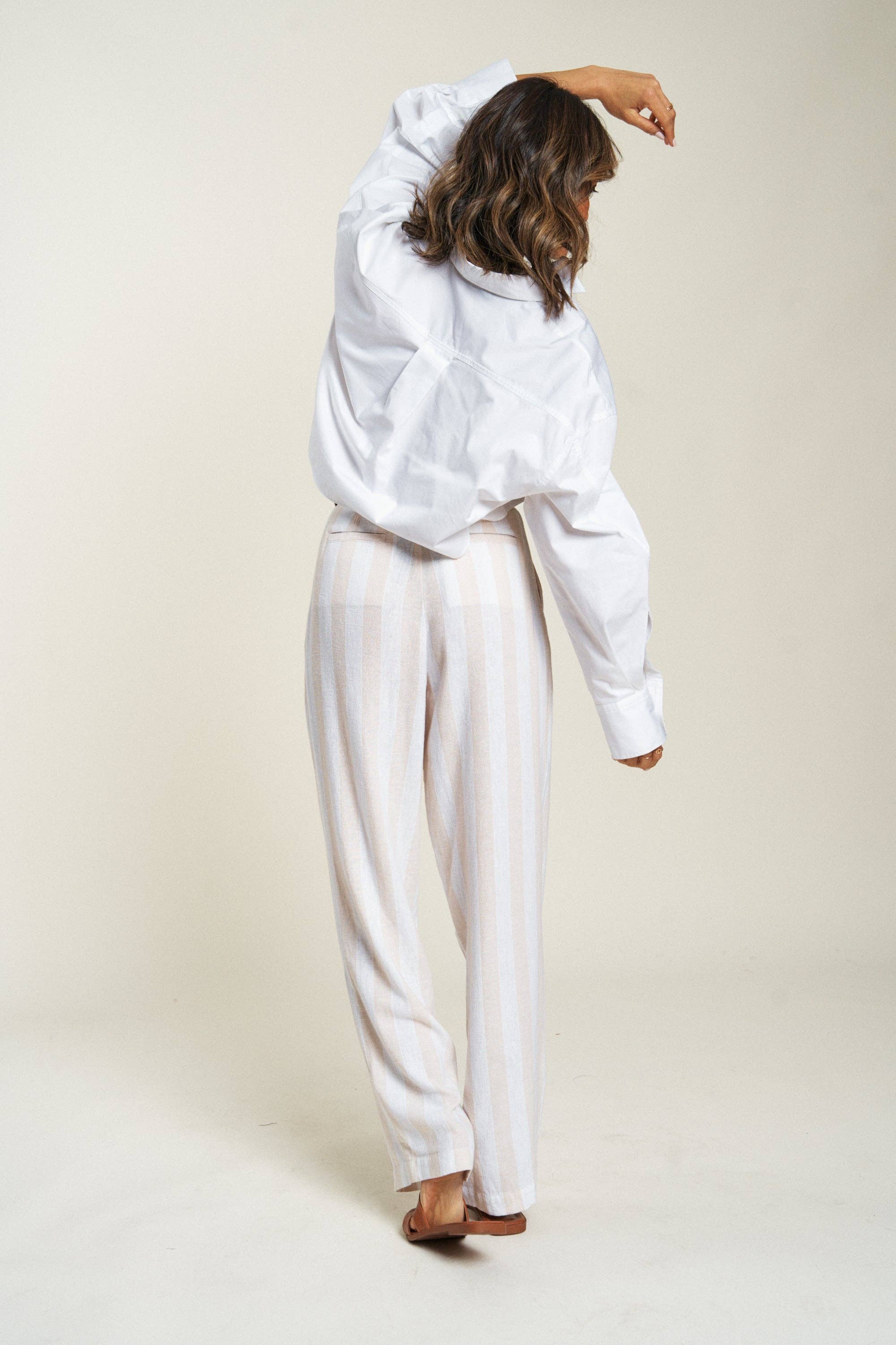 Evanston Trouser High Rise Sand Dune