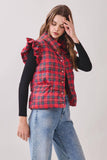 Rosalyn Plaid Vest