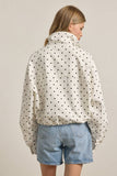 Alessia Polka Dot Pullover Jacket
