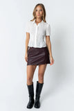 Mary Sheer Blouse in White