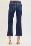 Nova Cropped Jean Deep Blue