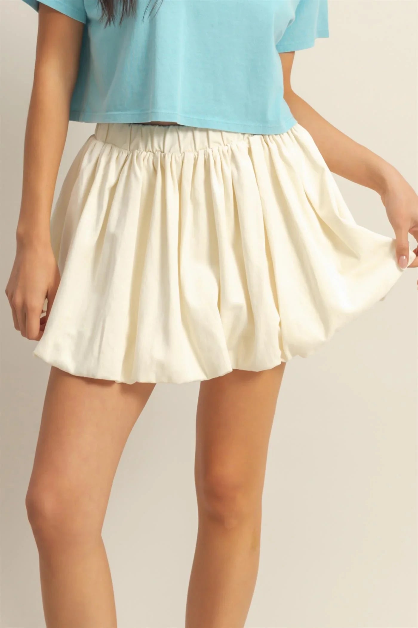 Amie Balloon Hem Skirt