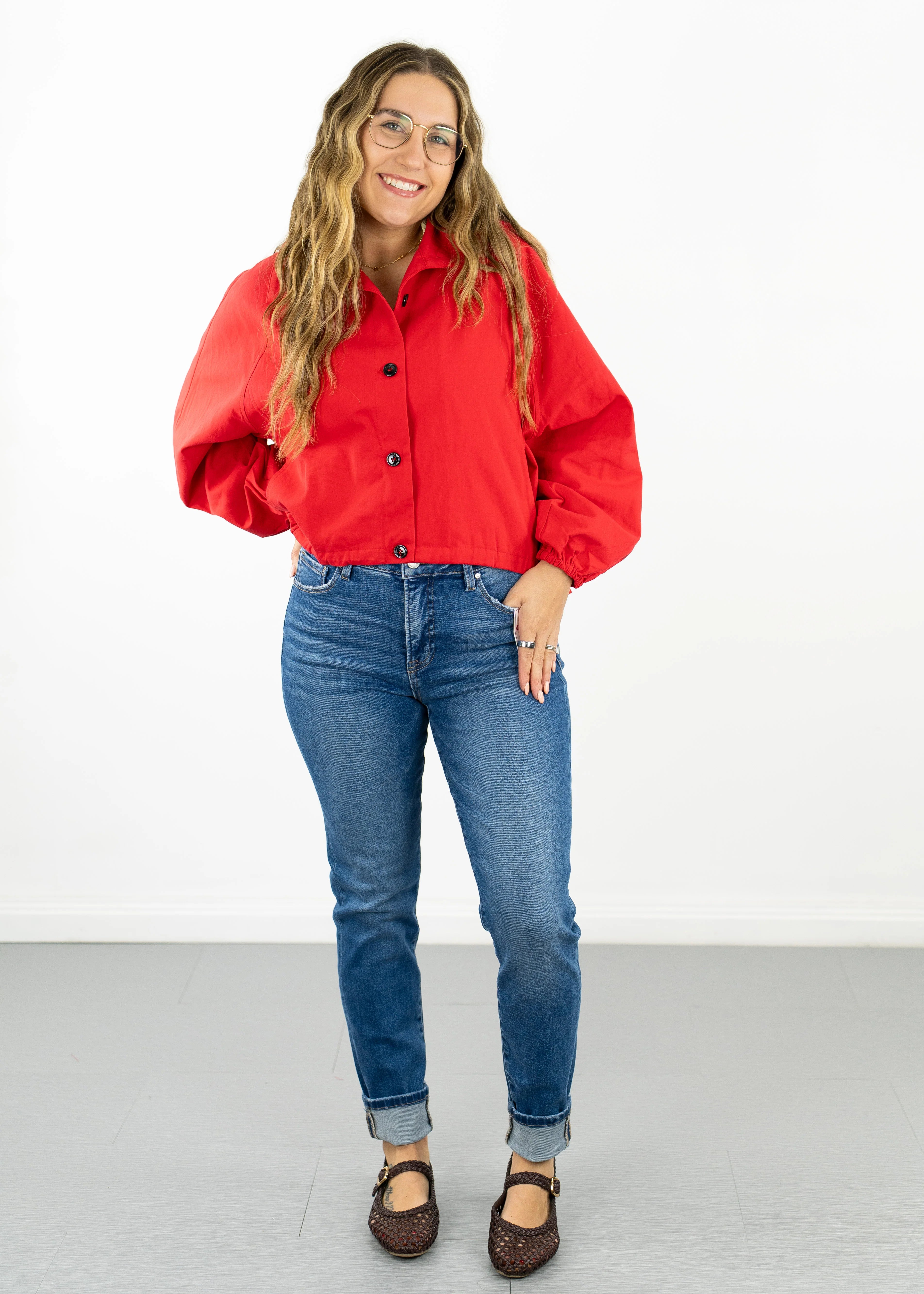 Maya Mid Rise Skinny Jeans