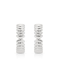 Medium Metal Moderna Hoops