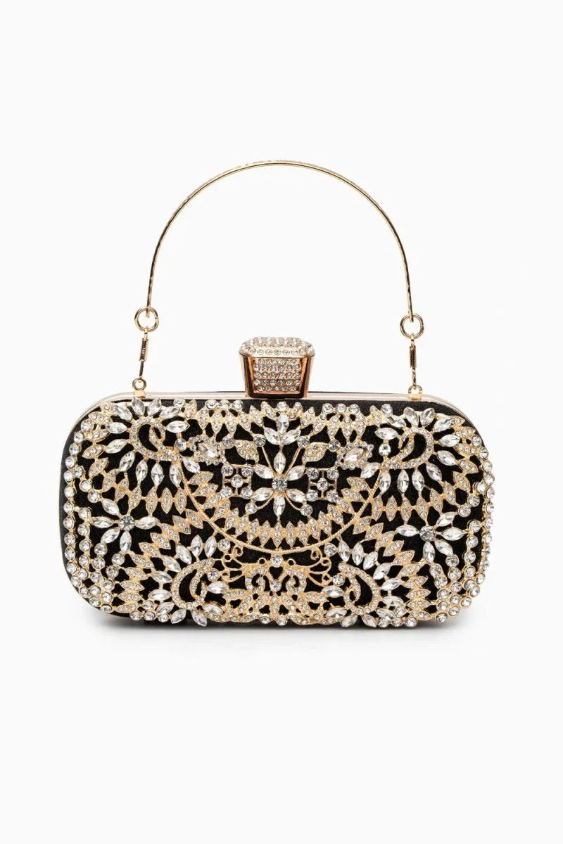 Luxurious Flower Clutch Bag