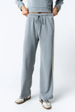 Kourtney Waffle Knit Pants in Grey