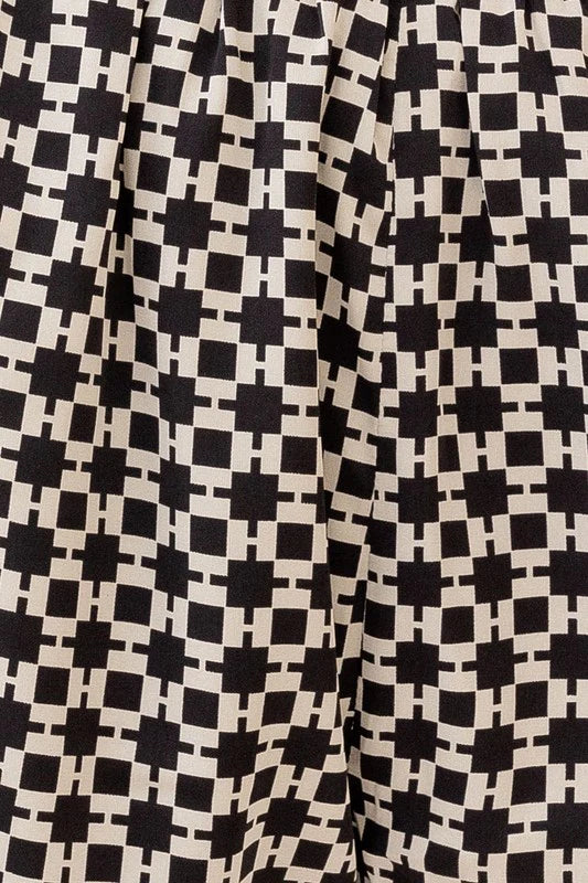 Elsa Printed Elastic Short