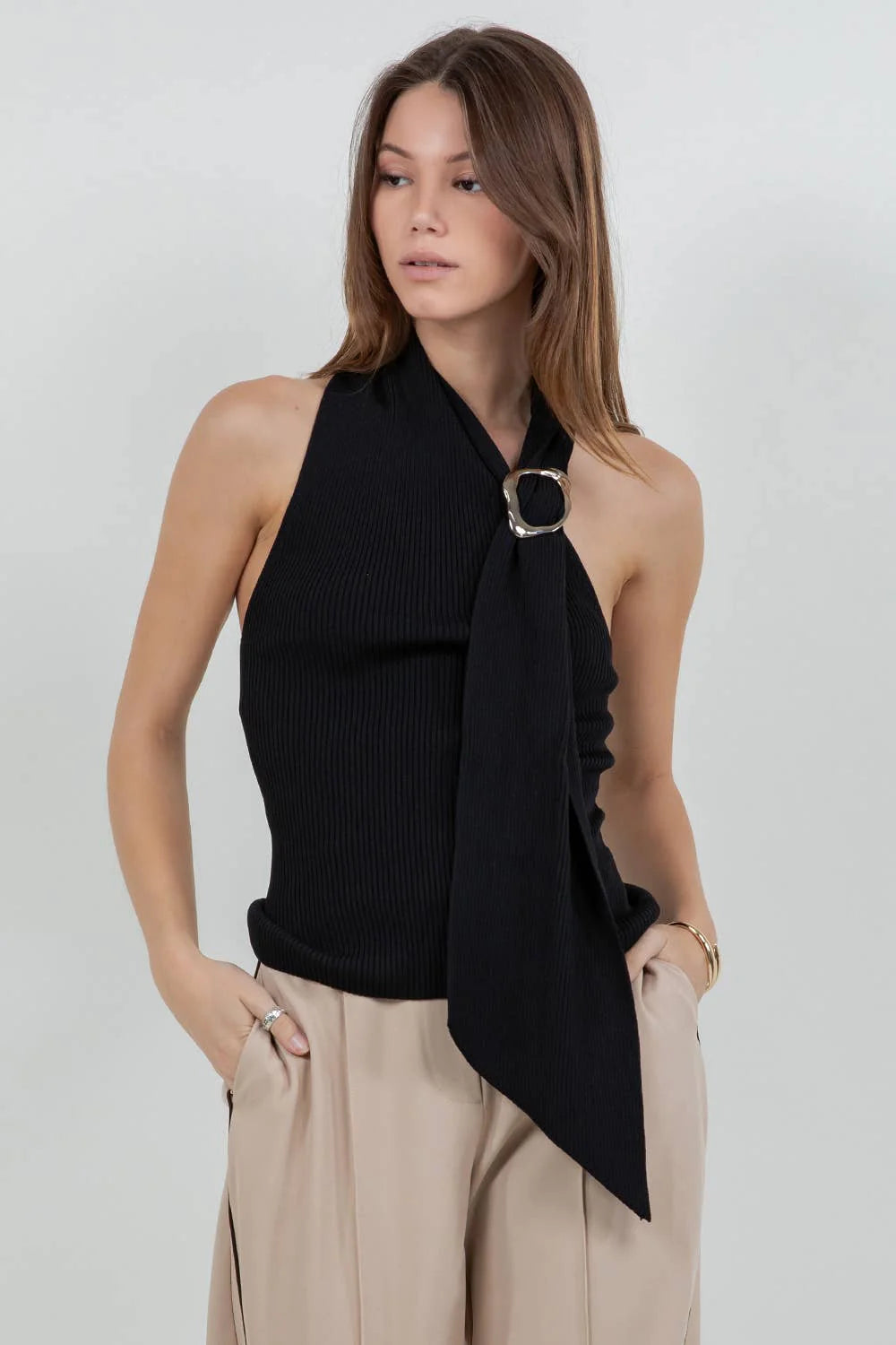 Pria One Shoulder Top
