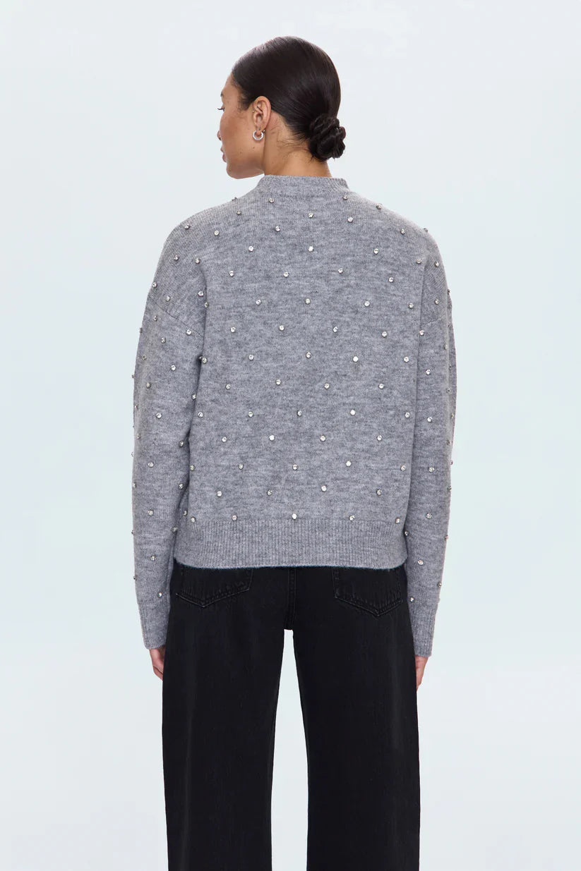 Pistola Aura Sweater in Charcoal Diamonte