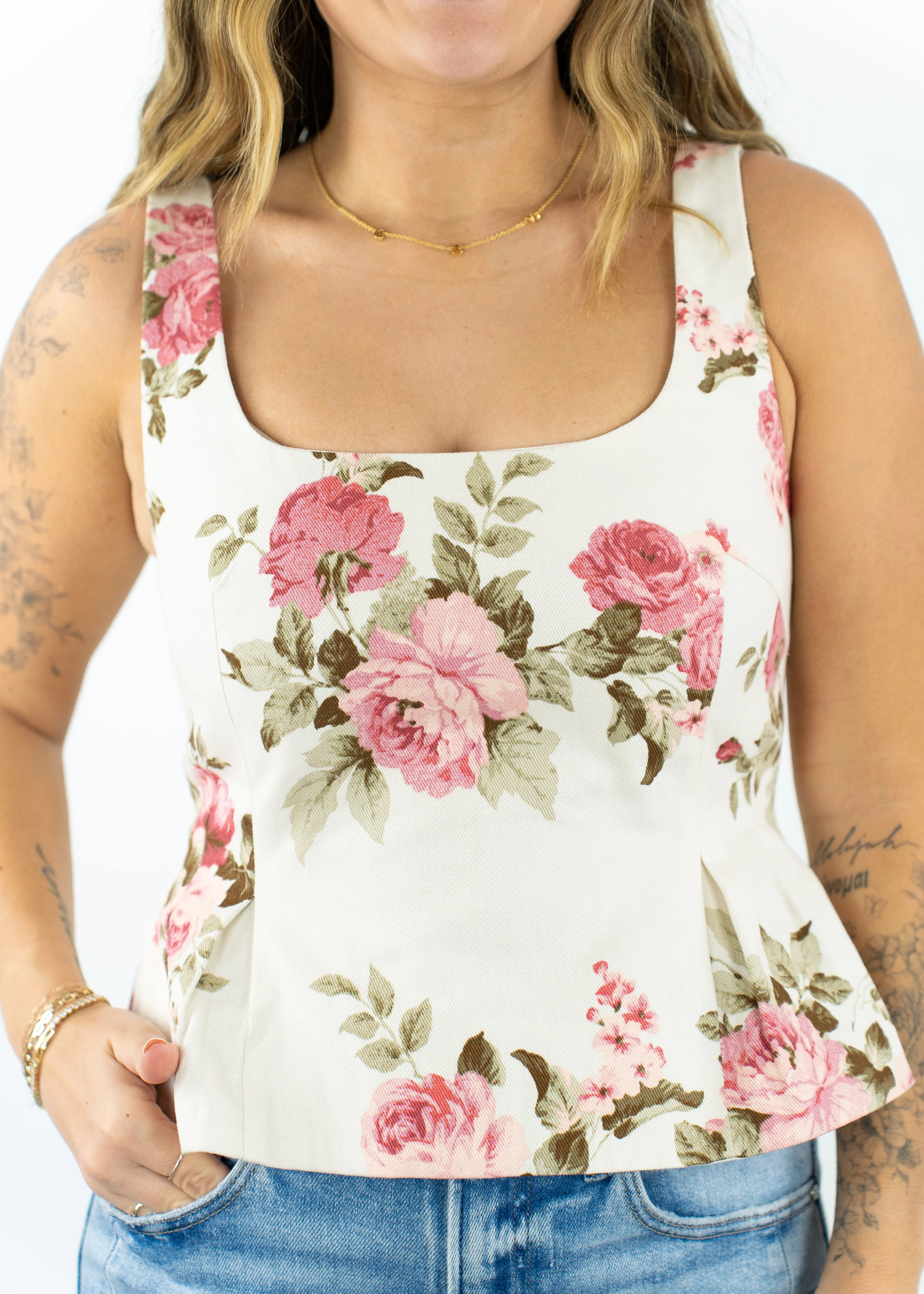 Litzy Peplum Top