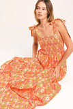 SUNKISS FLORAL MAXI DRESS