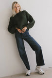 Zaidee Knit Sweater in Hunter Green FINAL SALE