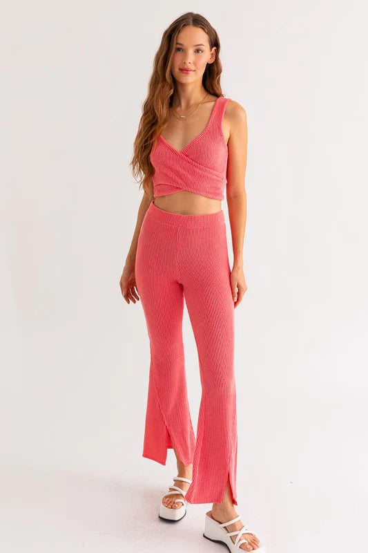 Godiva Crossover Crop Top